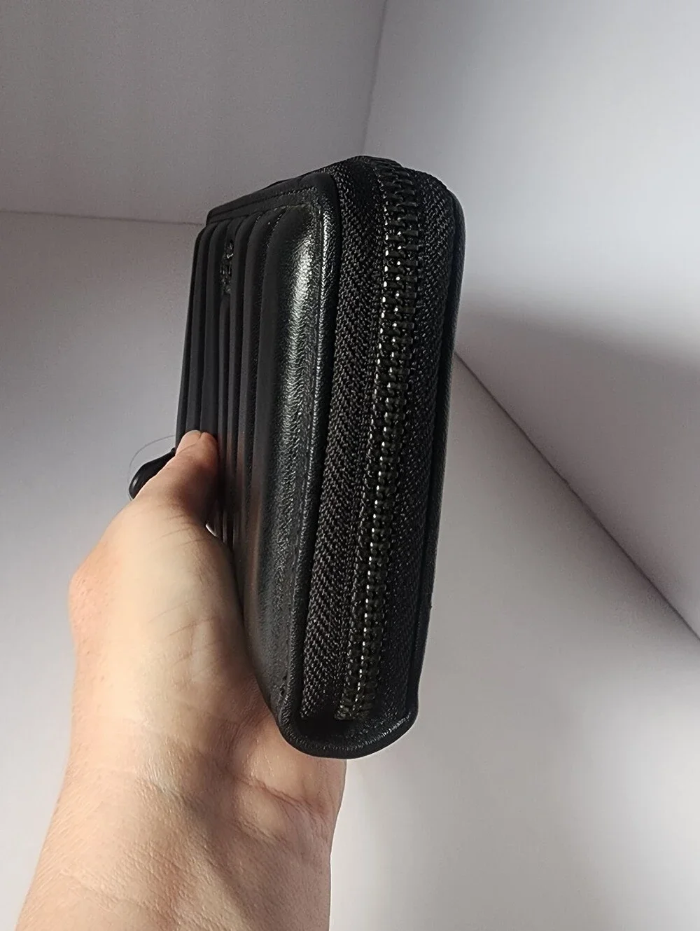 Coach Quilted Wallet (Black)